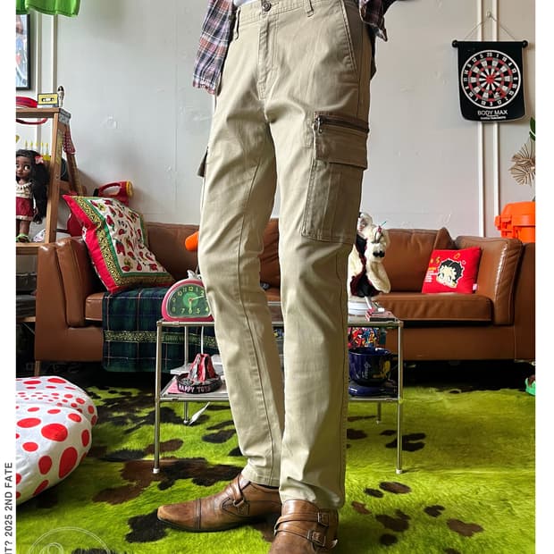 Semanticdesign Cotton Slim Cargo Pants