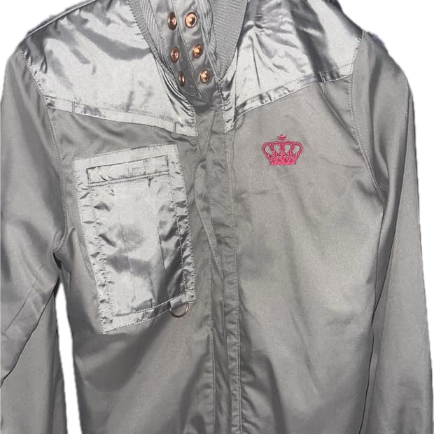 아디다스 우먼 하이넥 점퍼 자켓 y2k깔