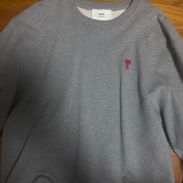 아미 스몰로고 맨투맨 XL