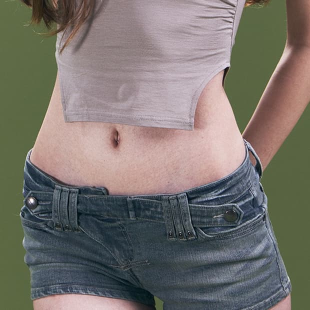 플리즈노팔로우 캐시 데님 쇼츠 (빈티지 블루)