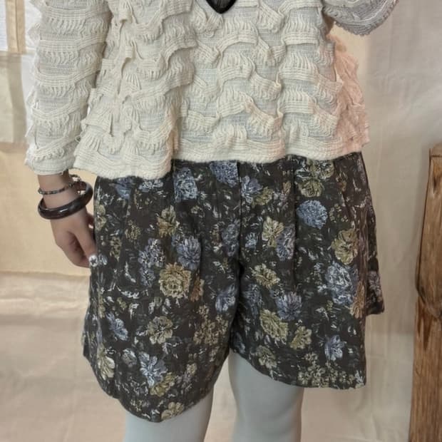 flower short pants
