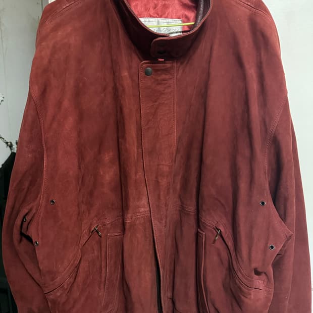 스페인산 남자소가죽자켓