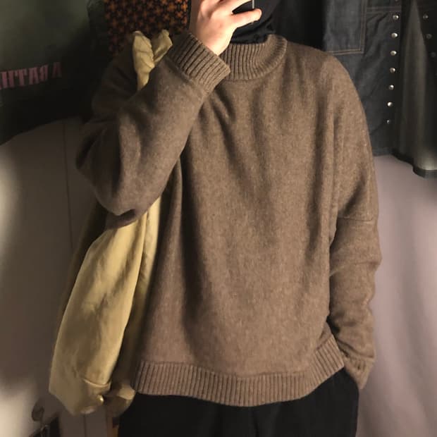 요코 사카모토 야크 울 니트