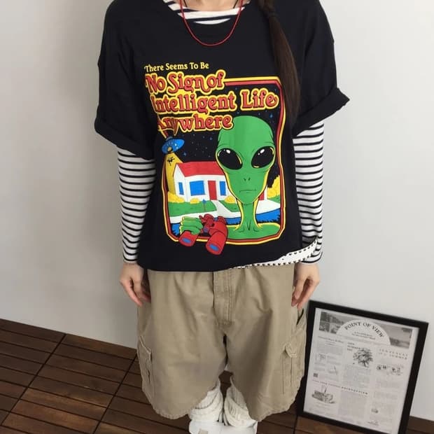D.O.M Alien Graphic Tee