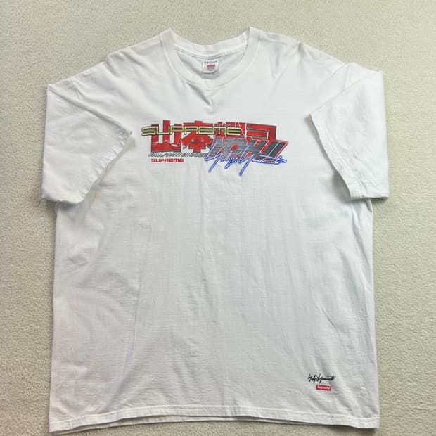 슈프림 x 요지야마모토 반팔티