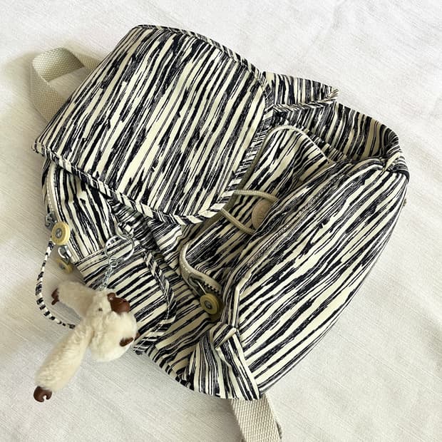 키플링 시티팩 미니 (stripe)