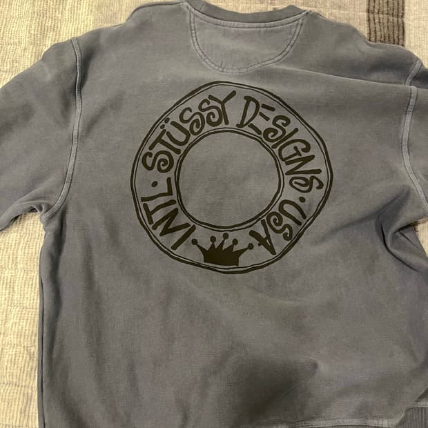 스투시 피그먼트 맨투맨