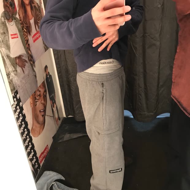 수프림 폴라텍 팬츠 M