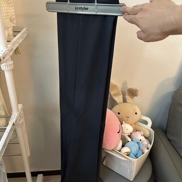 무탠다드 세미와이드 슬랙스 30 블루그레이