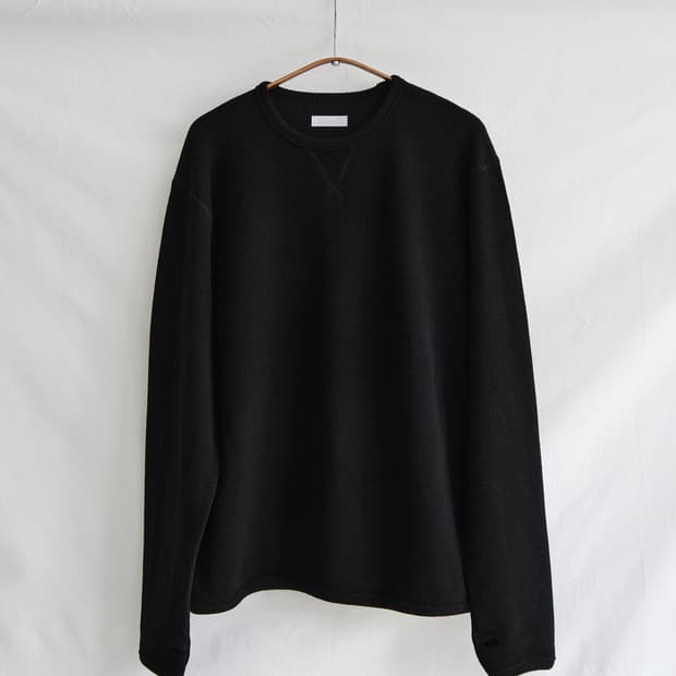 Seasalt Waffle rib long sleeve 블랙