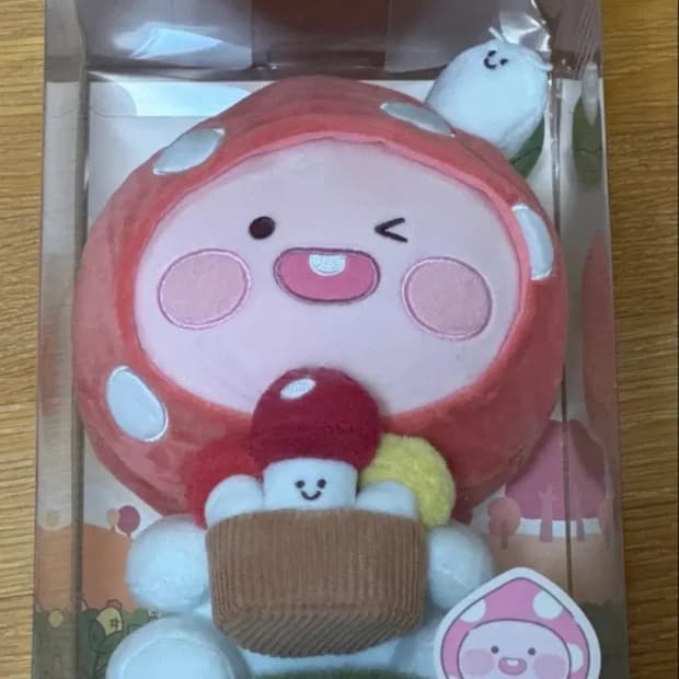 어피치 버섯인형