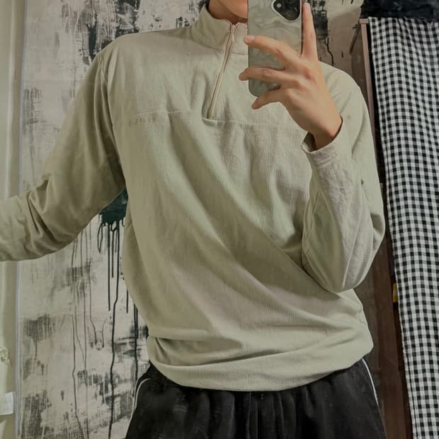 90’s  mont-bell fleece half-zip. 