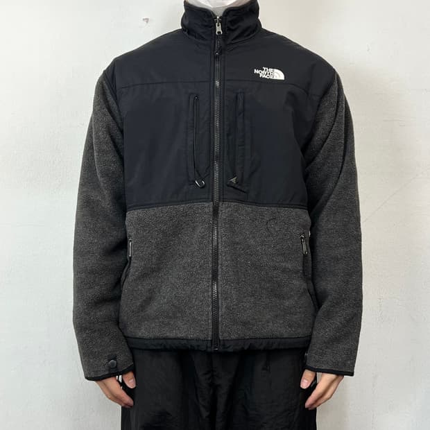 노스페이스 데날리 플리스 집업자켓 블랙 차콜