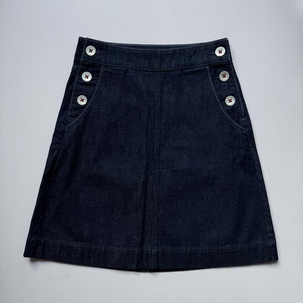 LEVI'S Button Denim Mini Skirt 0363