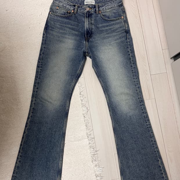 렉토 플레어 데님팬츠 S사이즈 판매