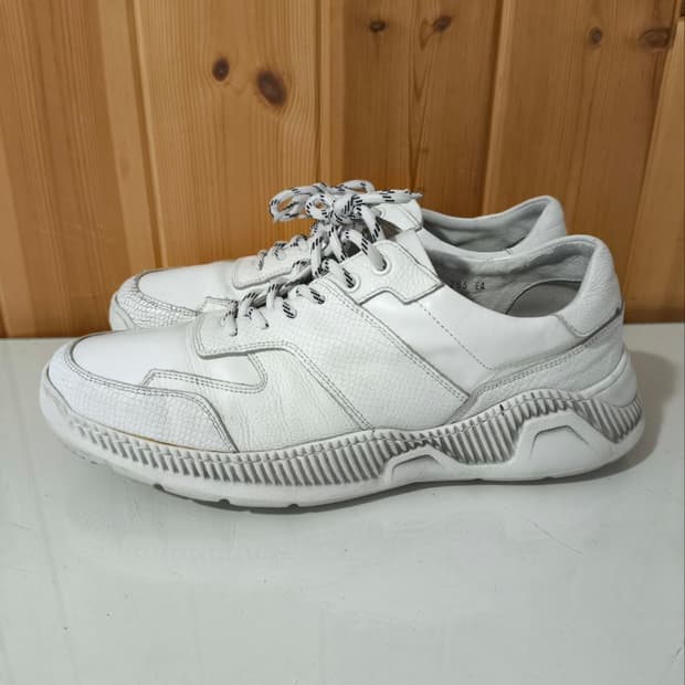 265mm 솔트앤초콜릿 가죽 스니커즈 