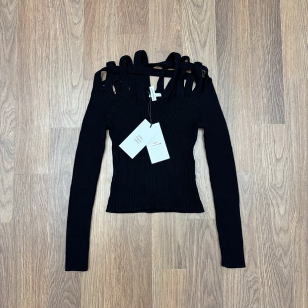 h&m x 글렌마틴스 컷아웃 탑 S