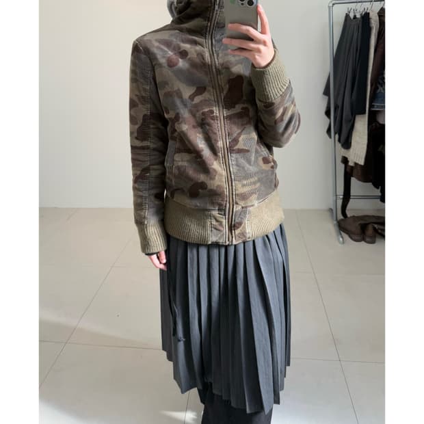 빈티지 카모 자켓