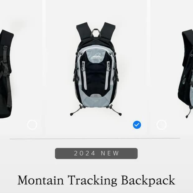 몽테인 나일론 백팩 등산 트래킹 여행용