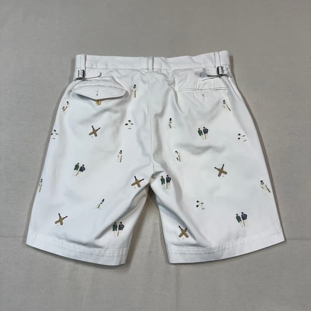 32inch) 폴로 랄프로렌 크리켓 올오버 자수 반바지