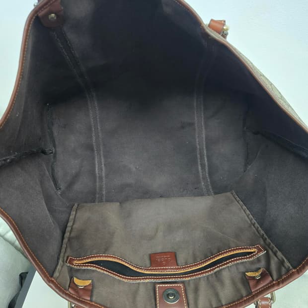 [보증서 정품]구찌 시그니처 토트백