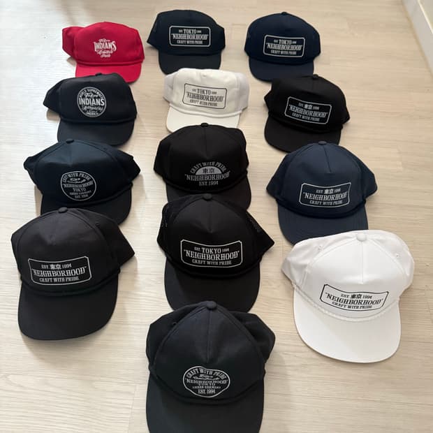 네이버후드 5판넬, 매쉬캡 도쿄인디언 캡