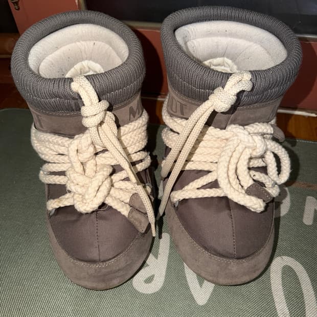 문부츠×케이스스터디 cs 아이콘 로우 부츠