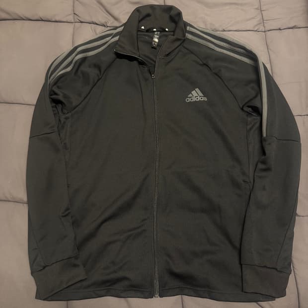 아디다스 트랙탑 블랙/그레이 XL/2XL