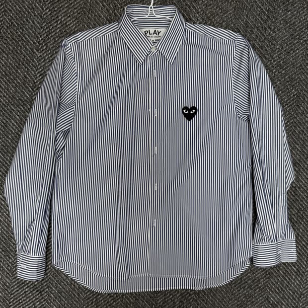 꼼데가르송 스트라이프셔츠 남자 M사이즈