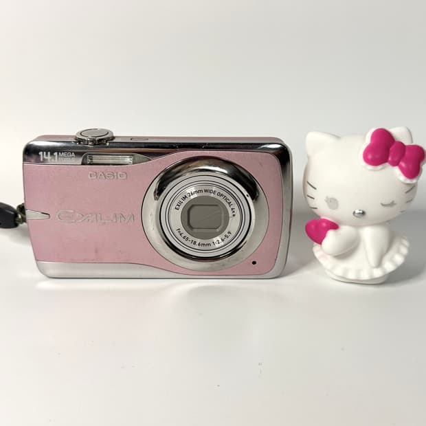 카시오 엑슬림 ex-z550 핑크 디카