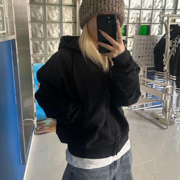 GMS LINED ZIP HOODIE 지퍼 후드티