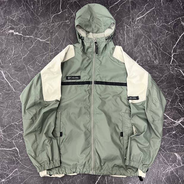 콜롬비아 USA 패커블 윈드브레이커 후드 자켓