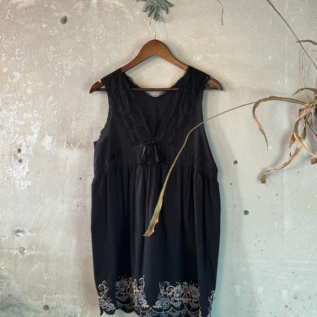 44-66 ) JPN Lace Embroidery Sleeveless