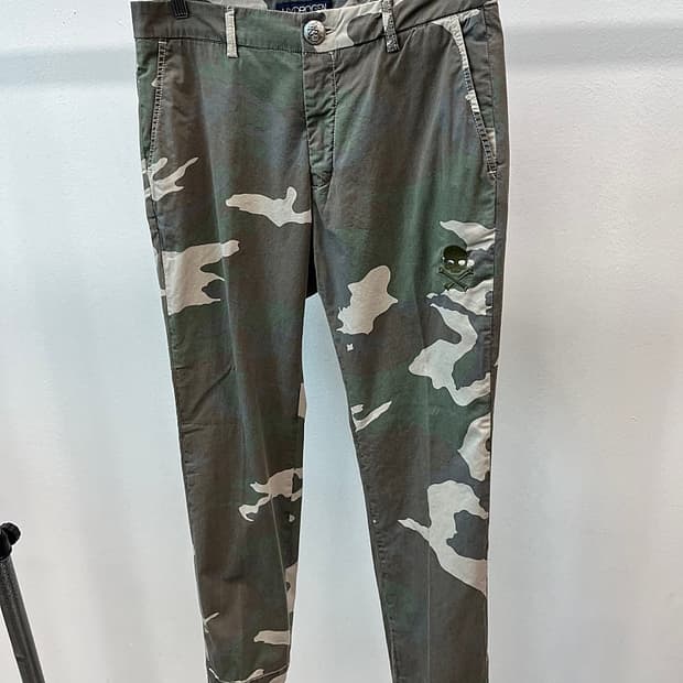 31) 하이드로겐 스컬자수 카모팬츠 