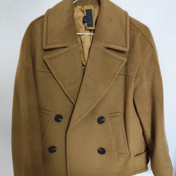 여성 앙고라 더블 코트 (자켓, 카멜, 55)