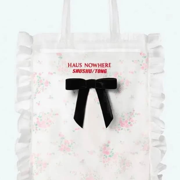 HAUS NOWHERE SHUSHU/TONG 프릴 토트백 슈슈통 프릴 에