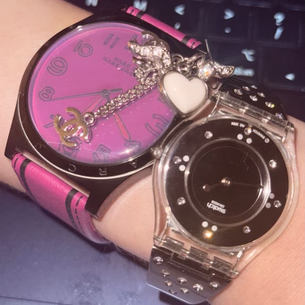 Marc by Marc Jacobs 빈티지 퍼플 시계