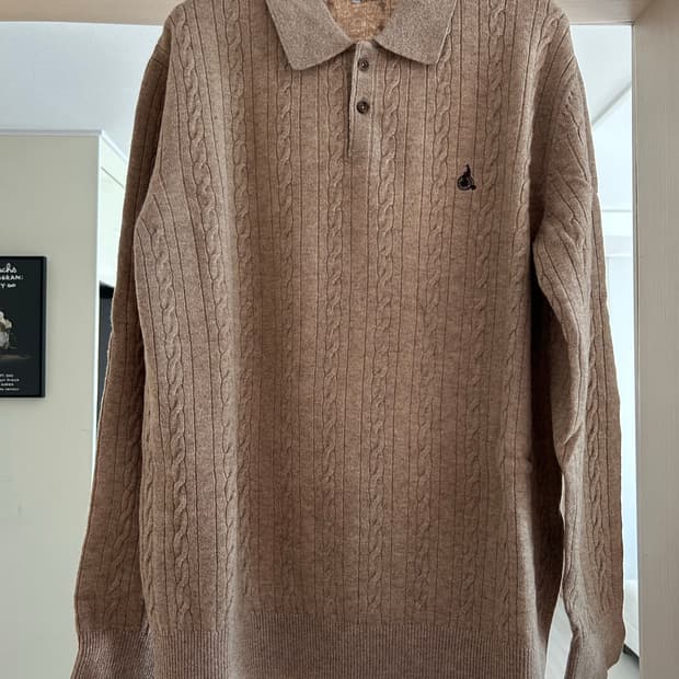 빈폴 케이블 니트 판매 (새제품)