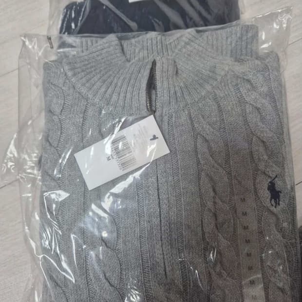 폴로 랄프로렌 반집업 니트 미개봉 새상품