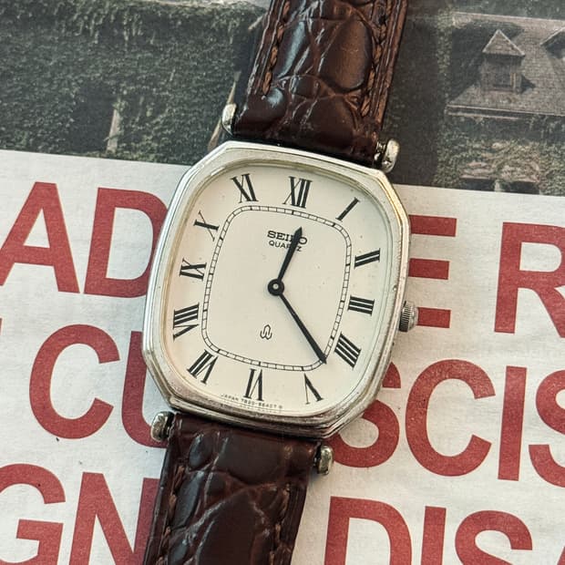 Seiko 세이코 로만 인덱스 스퀘어 쿼츠