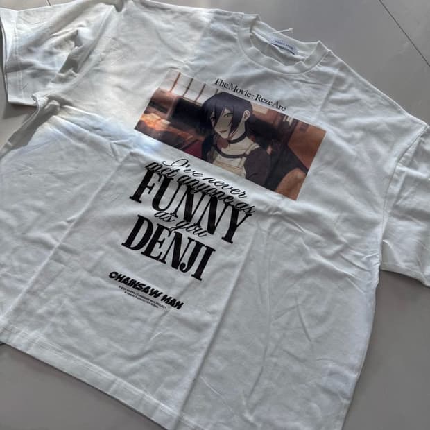 REZE PRINT TEE 체인소맨 리즈 프린트 티셔츠