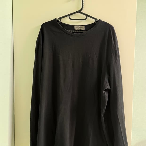 요지야마모토 pourhomme 17ss 스태프 롱슬리브