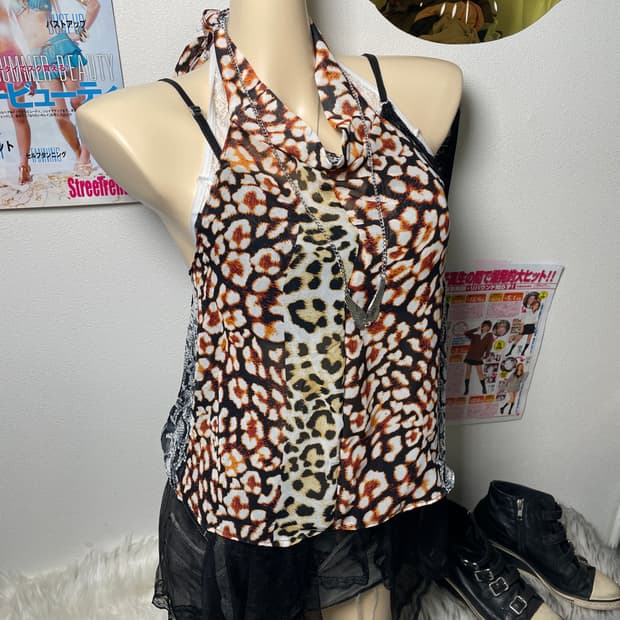 오네갸루 홀터 슬리브리스 세트(2pcs)