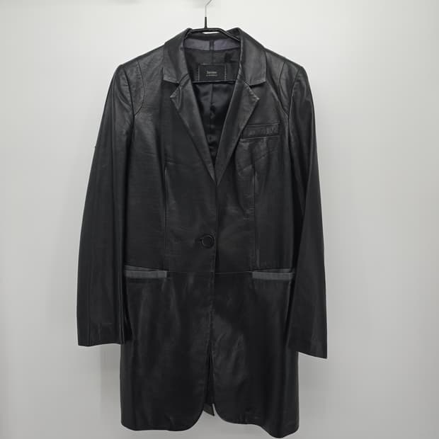 Imime 블랙 양 가죽 코트 56 *사용감 확인* 