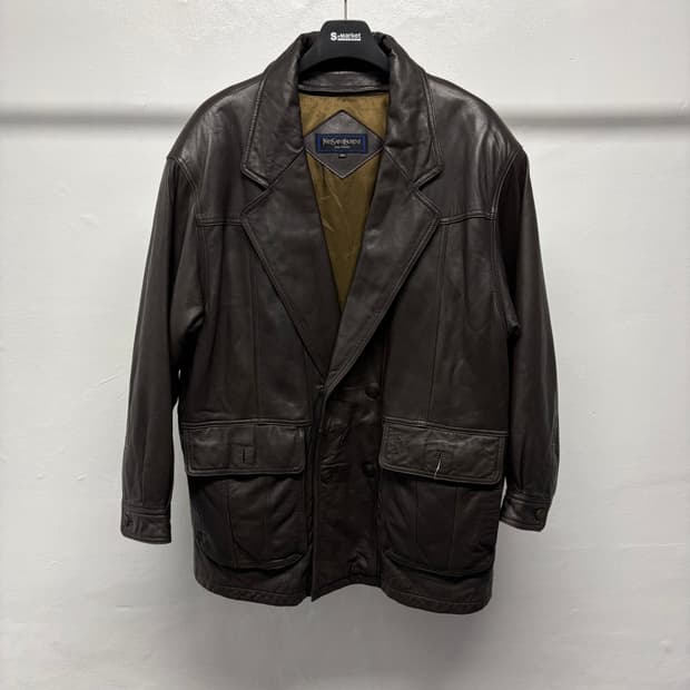 입생로랑 램스킨 자켓