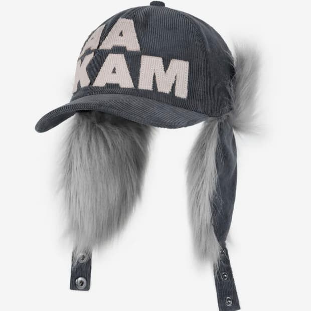 아캄 코듀로이 트래퍼 캡 (Gray)