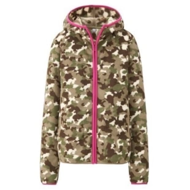 유니클로 카모 후리스 xl