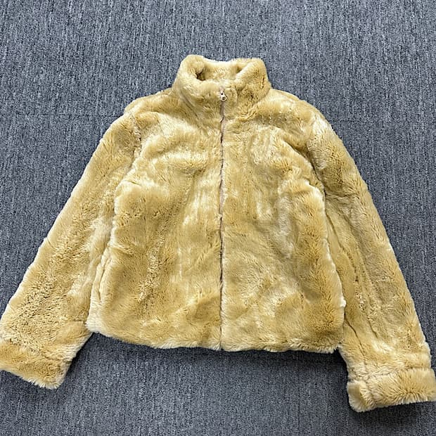 빈티지 갭 퍼 집업 자켓 M