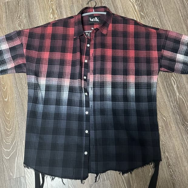 스트릿 체크 자켓 XL