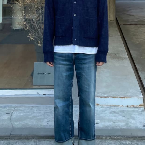 [M]서피스에디션 모헤어 가디건